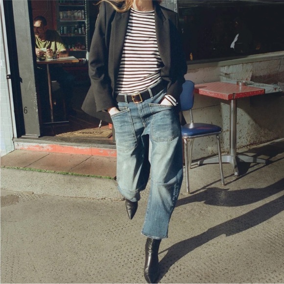 Nili Lotan Blue Boyfriend Jeans - Picture 9 of 11